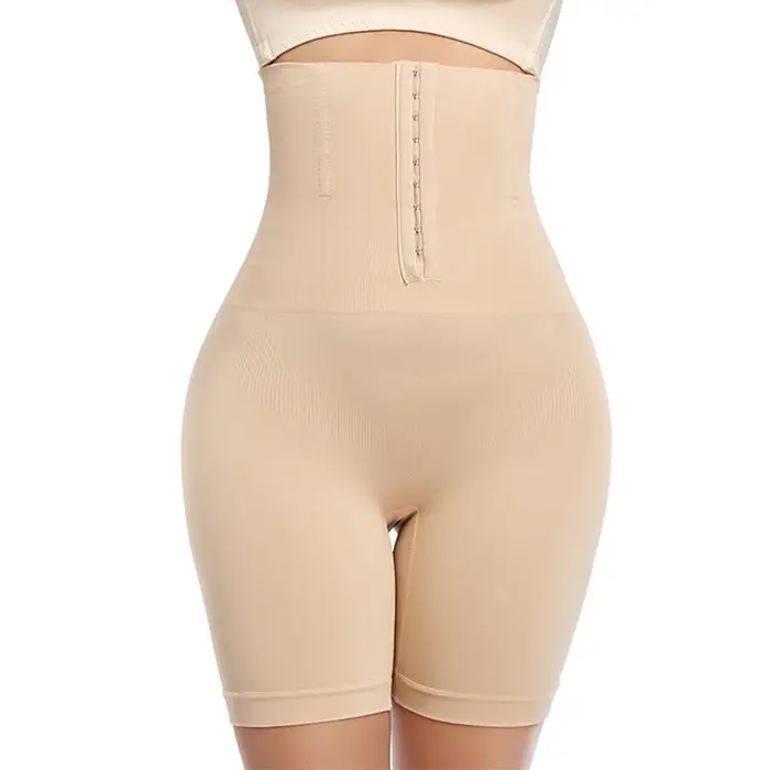 Ceinture abdominale plate taille haute, gaine de taille extensible, culotte amincissante, contrôle d