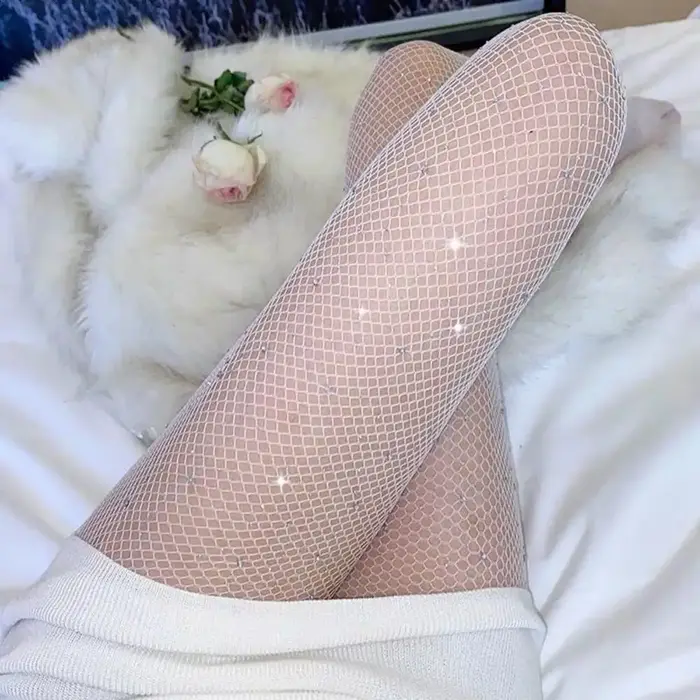 Collants strass brillants pour femmes
