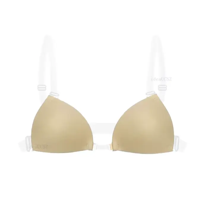 Soutien-gorge collant pour femmes, dos nu, robe de mariée, plongeant en Silicone, col en U profond, 