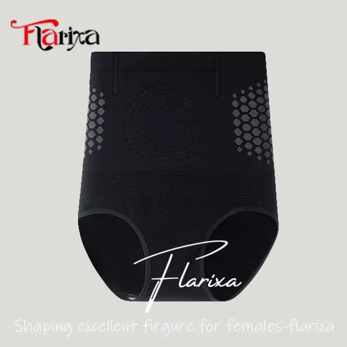 Flarixa ventre contrôle sous-vêtements slips pour femmes taille haute sans couture bout à bout culot