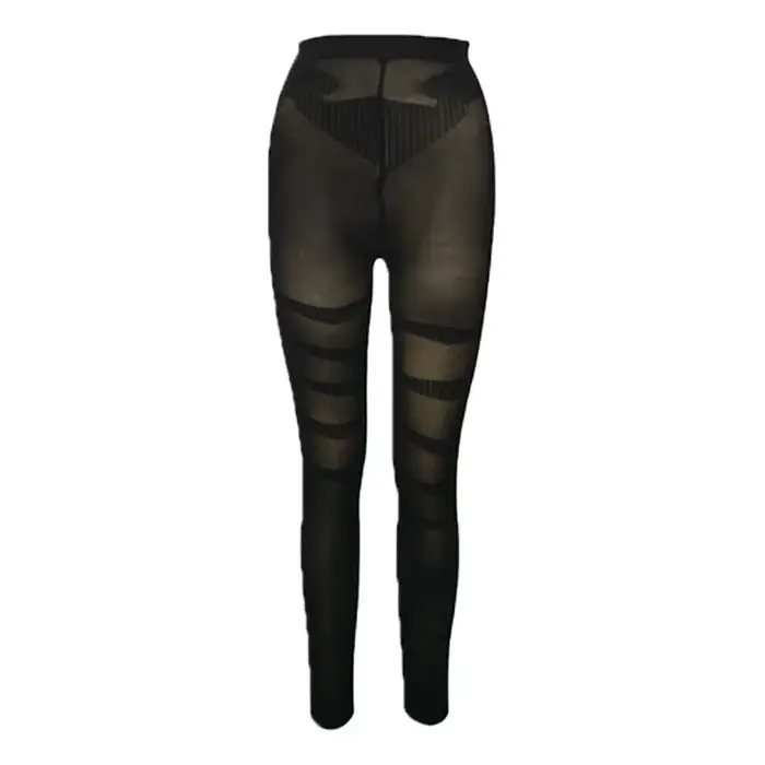 Taille haute Shapewear Anti Cellulite Compression Leggings jambe minceur corps Shaper ventre contrôle collants culotte cuisse plus mince