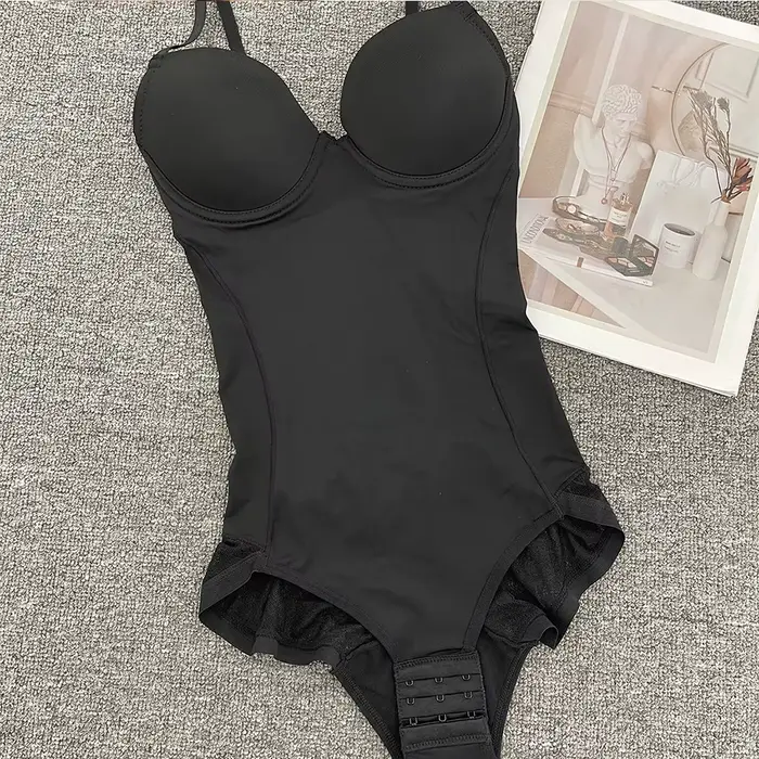 Body sculptant pour femme avec soutien-gorge intégré, amincissant et gainant pour le contrôle du ven