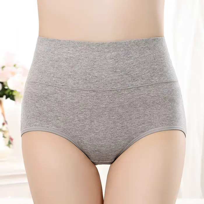 Culottes pour femmes slips de mise en forme abdominale sous-vêtements en coton grande taille