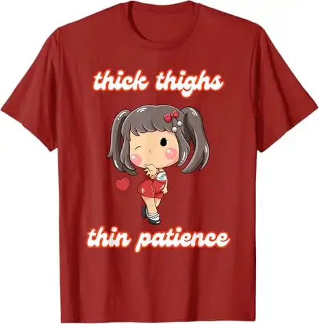 T-shirt optique cuisses minces Patience pour filles