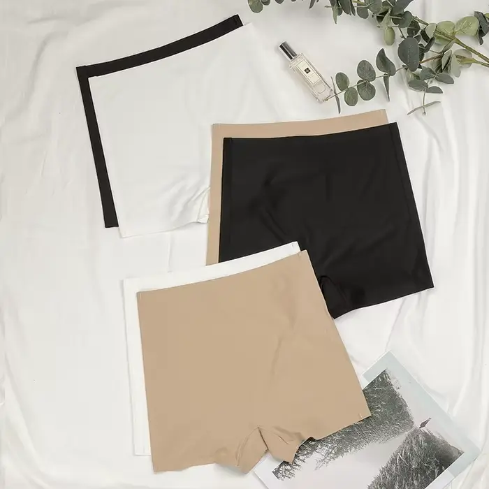 Offre spéciale sans couture glace soie solide Biker Shorts Boxer Leggings courts sport Yoga pantalon sans