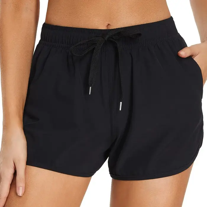 Short de bain avec poches pour femme