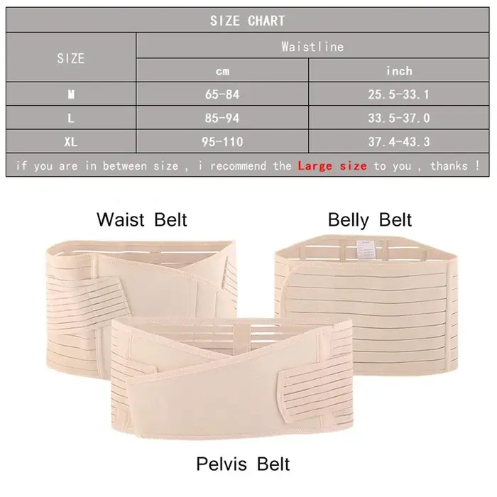 Ceinture abdominale post-partum 3 en 1