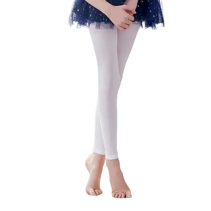 Collants sans pieds en nylon 90D pour filles