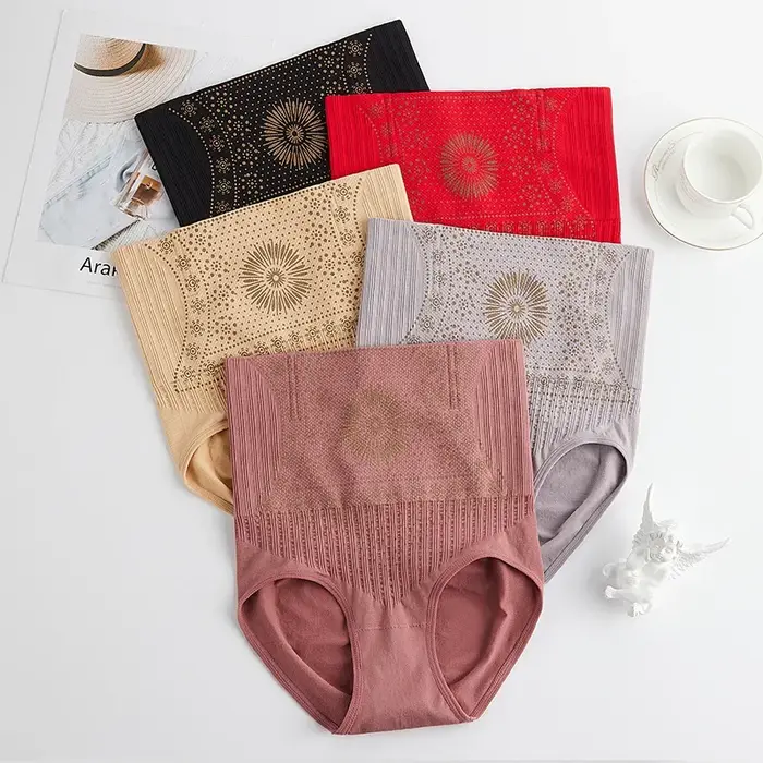 Culotte gainante taille haute sans couture pour femme