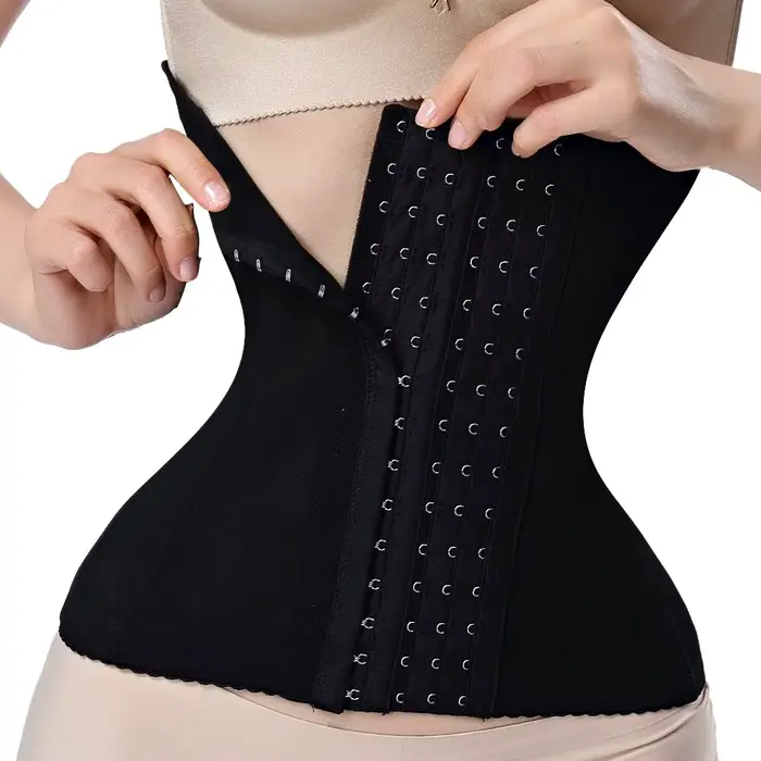 Shapewear pour femmes contrôle du ventre Fajas corps Shaper fermeture éclair ceinture taille formate