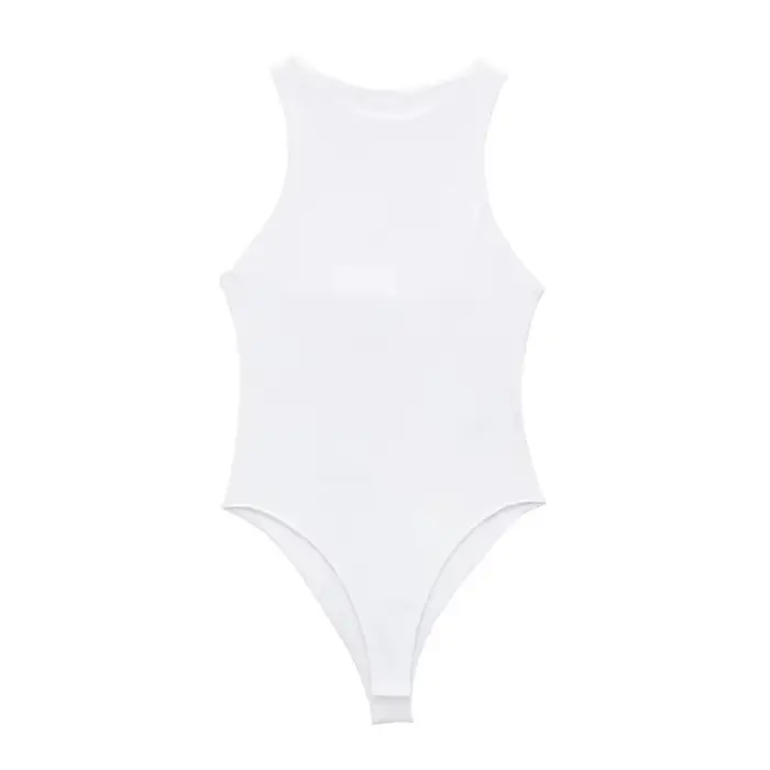 MUJER Body blanc femmes noir Sexy