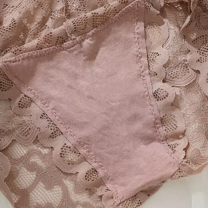Culottes sexy en dentelle taille haute pour femmes