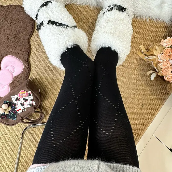 2025 automne hiver collants de base femmes 100D taille haute élastique mince Opaque bas