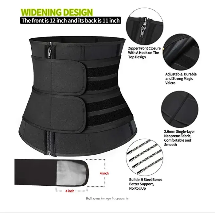 Ceinture de sueur de sauna pour femme